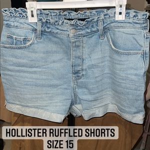 Hollister jean shorts